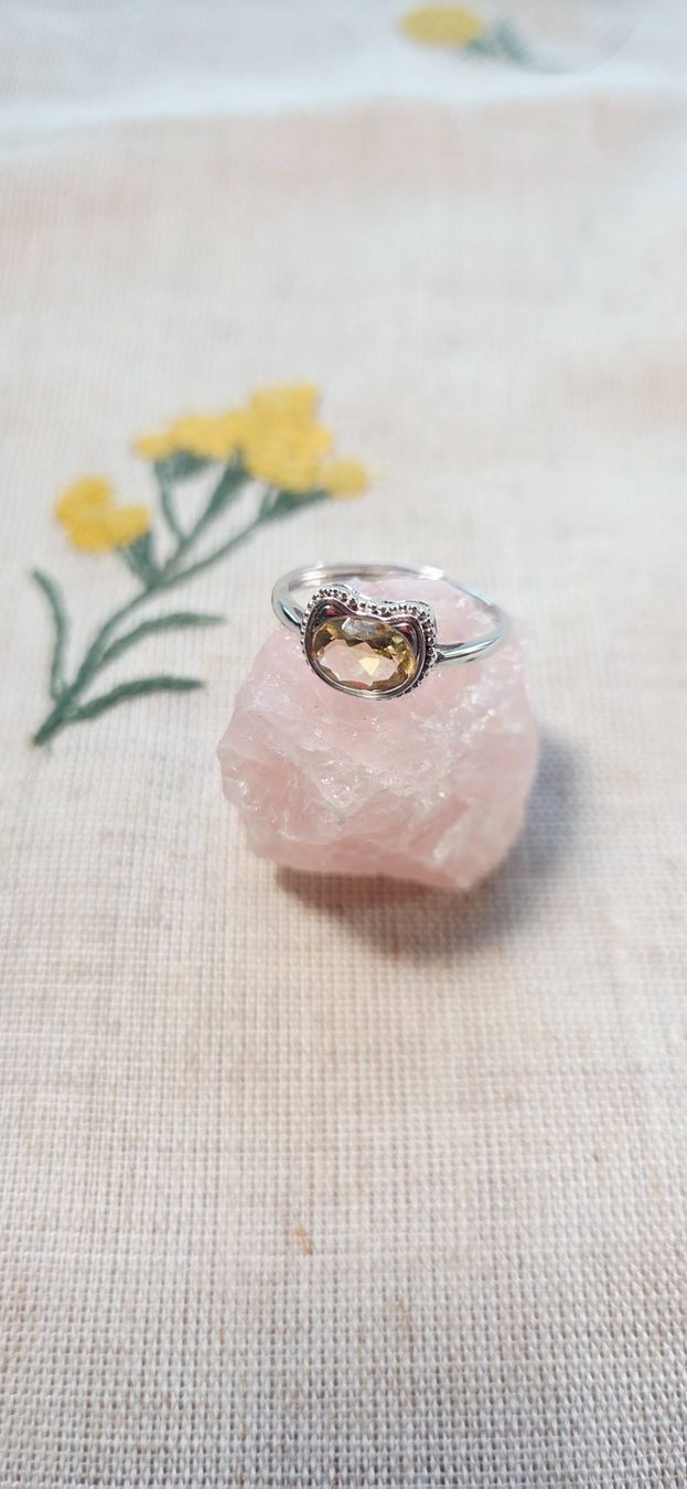Anelli: NEW - S925 Citrine Ring (Adjustable) – Nuovo (secondo la descrizione) da Zürich venduto da cin_wcf6 3