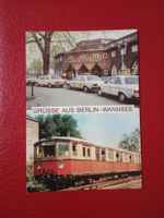 AK Berlin Bahnhof Wannsee Bahn alte Taxi