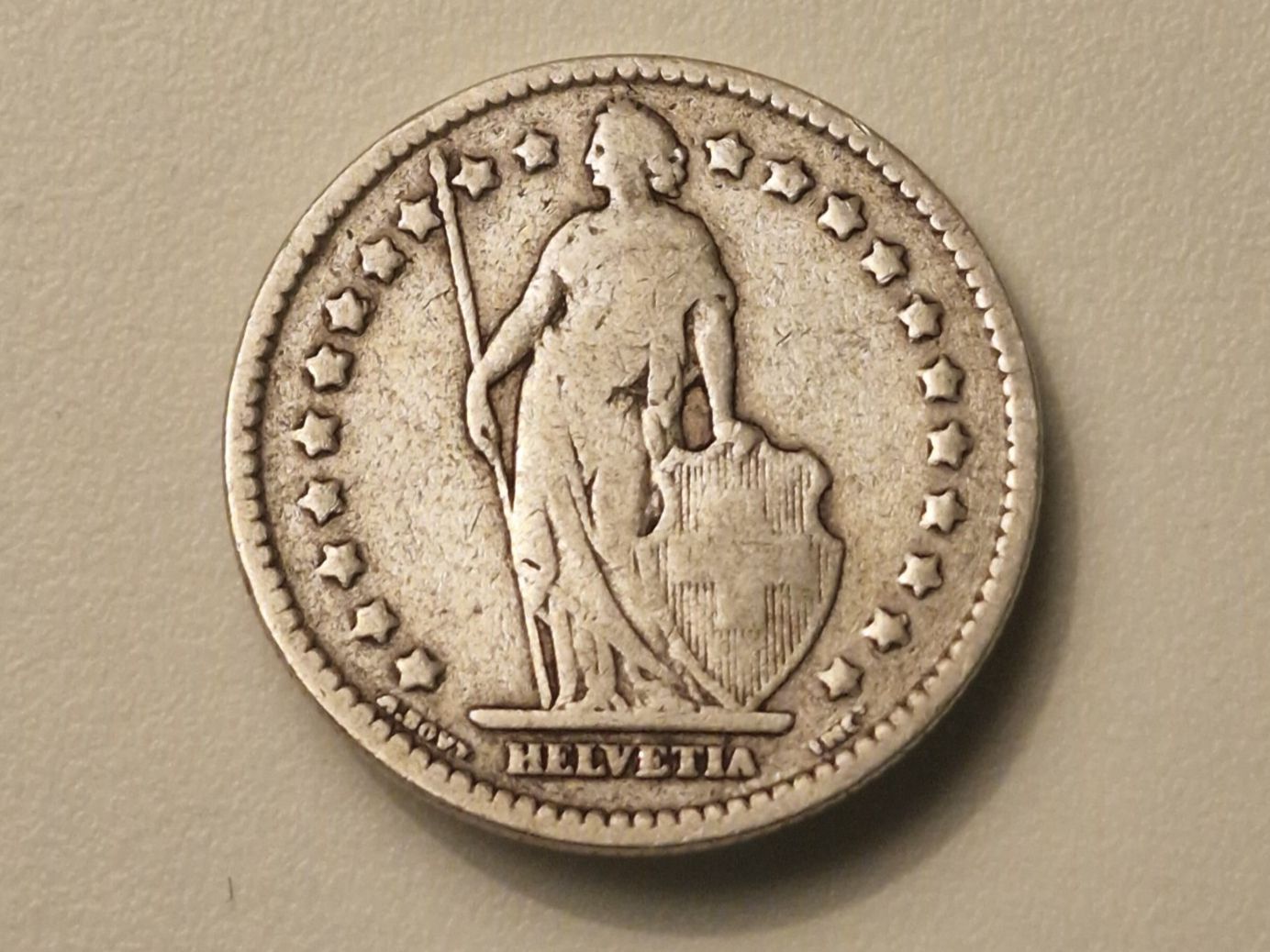 Alle Münzen: 1x 1 Fr. - 1908 - Silber/Argent 0.835 – Gebraucht aus Rüti ZH von jpee 1