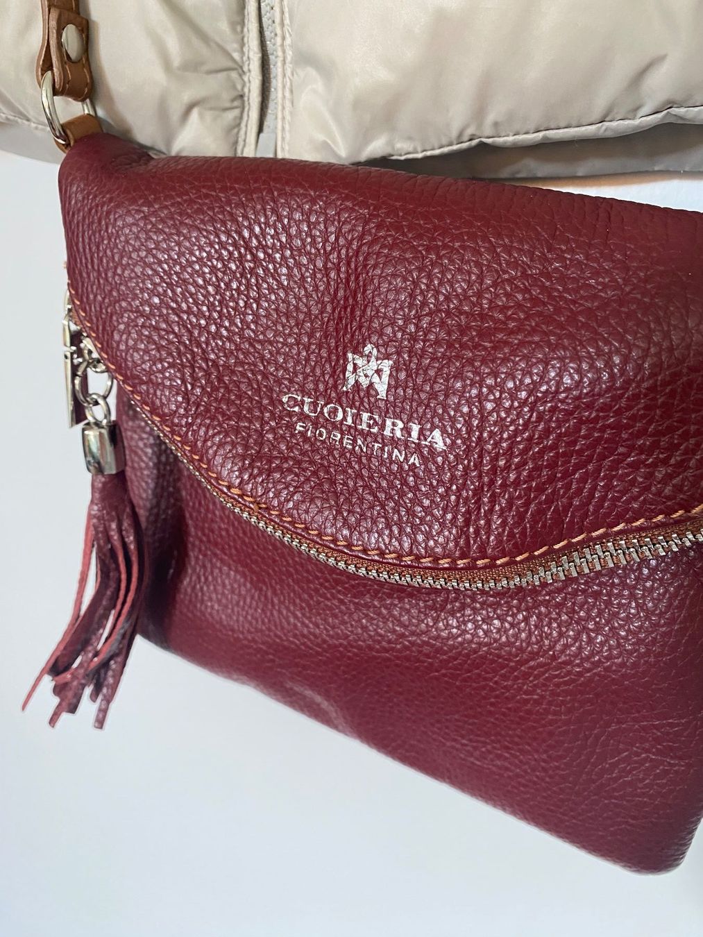Borse da donna: CUOIERIA FIORENTINA Leder Umhängetasche – Usato da Besazio venduto da BagCycle 1