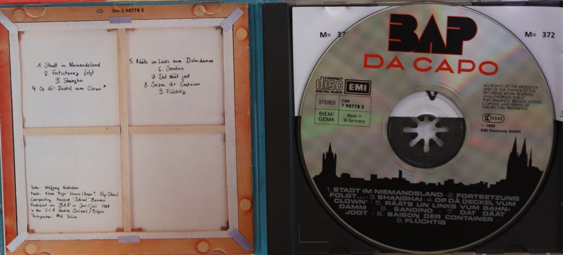 CDs: BAP – Da Capo – Gebraucht aus Luzern von CONTENTI 1