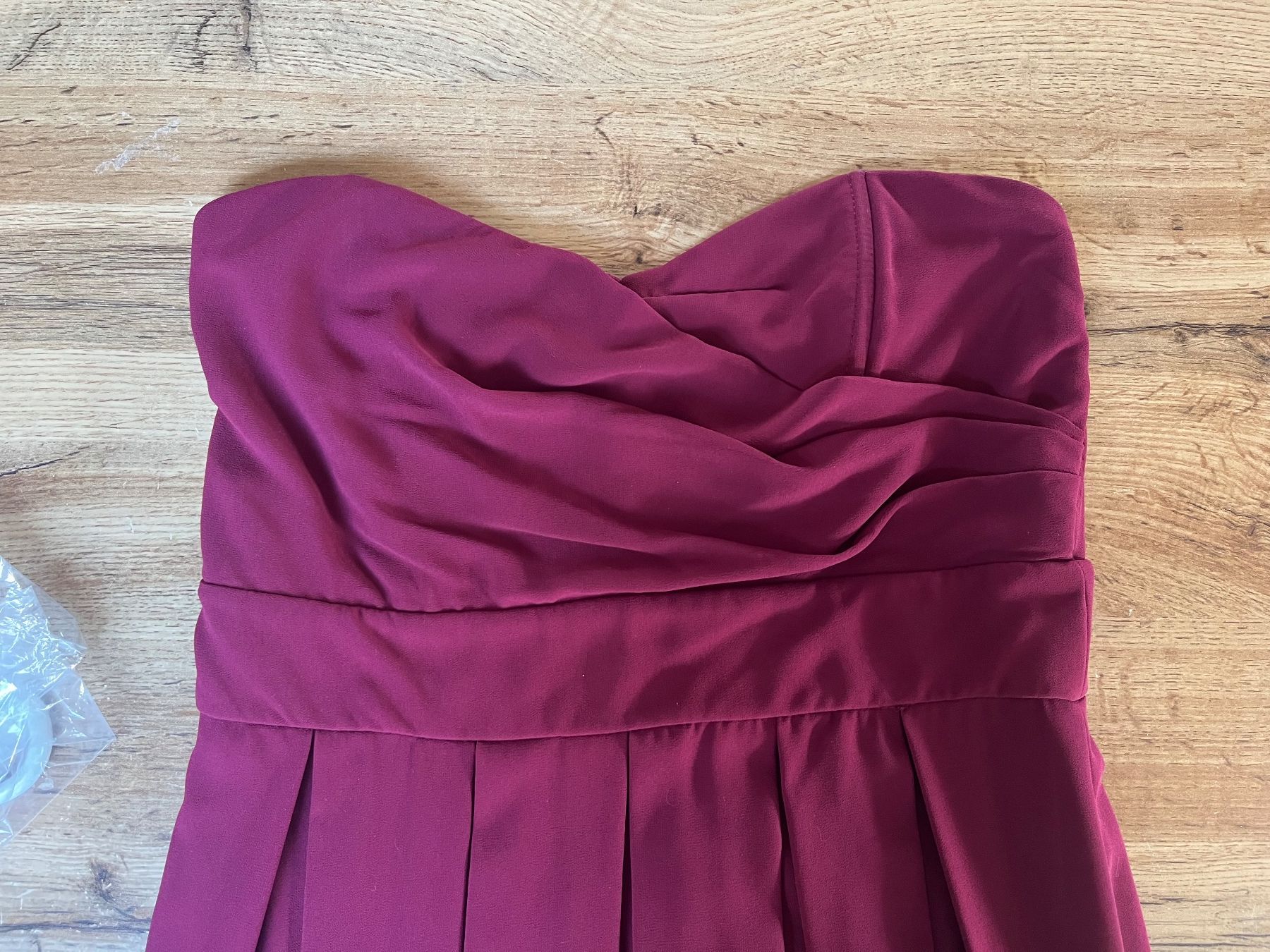 Vestiti: langes, bordeauxrotes Abendkleid, Grösse 38 – Usato da Heerbrugg venduto da R.St27 5