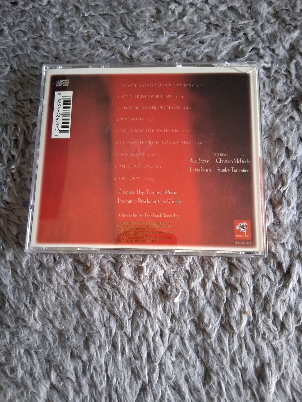 CD: DIANA KRALL        ONLY TRUST YOUR HEART     CD – Usato da Wetzikon ZH venduto da Ramones01 1