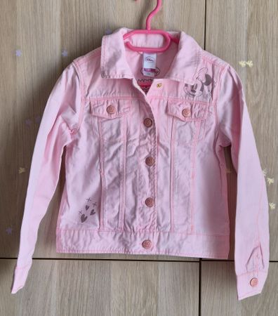 🩷 Veste en jean Disney Minnie Mouse ☆ Taille 128 ☆ C&A