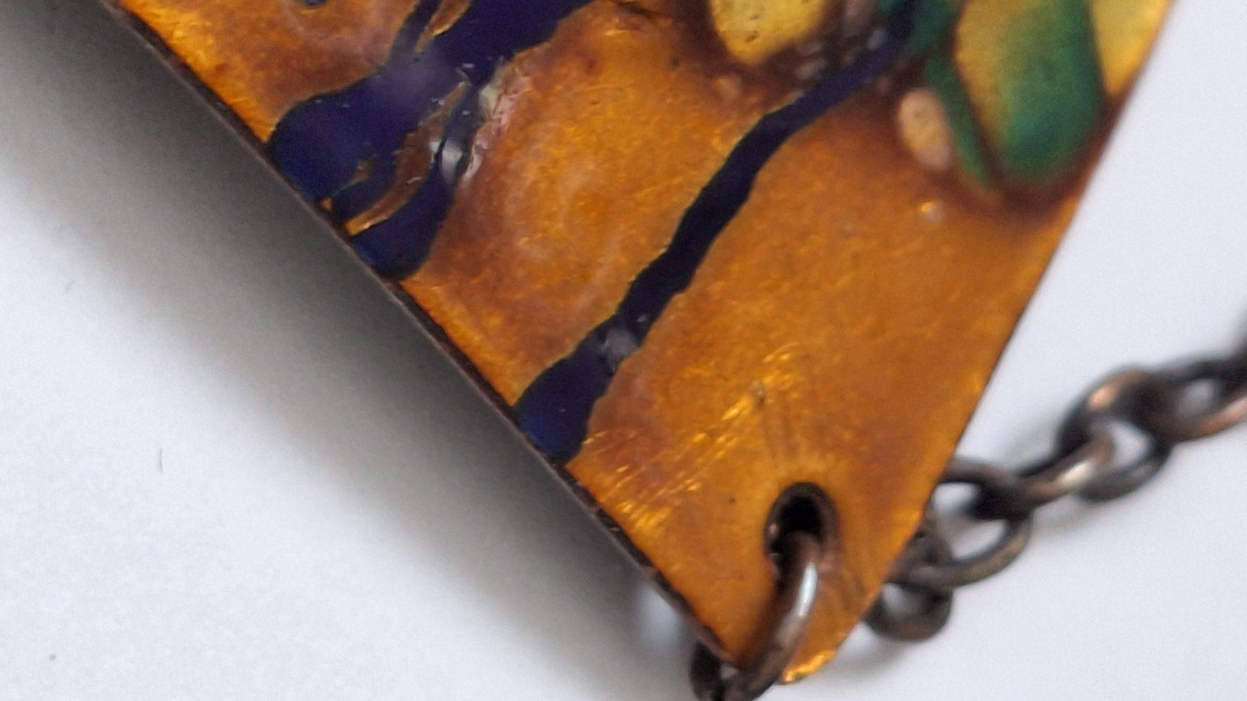 Catenine: Vintage Emaille Halskette – Usato da Horgen venduto da OlJaS 5