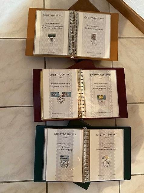 Tutti i francobolli: Albums Erstagsblatt Deutsche Post 1980-2000 – Usato da Denges venduto da manuelfelder64 1