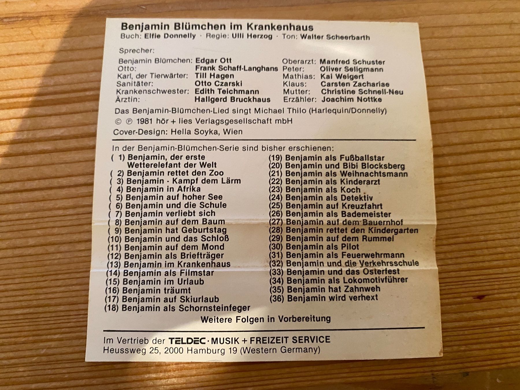 Musicassette: Kassette - Benjamin Blümchen (Folge 13) – Usato da St.Gallen venduto da kingsamas 4