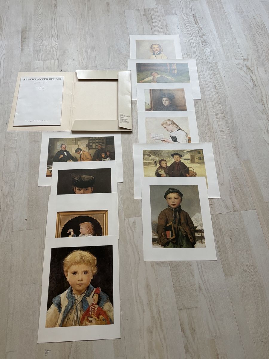 Foto & Immagini: Albert Anker Kunstdrucke Sammlung komplett, 1831-1910 – Usato da Bönigen venduto da muehli302