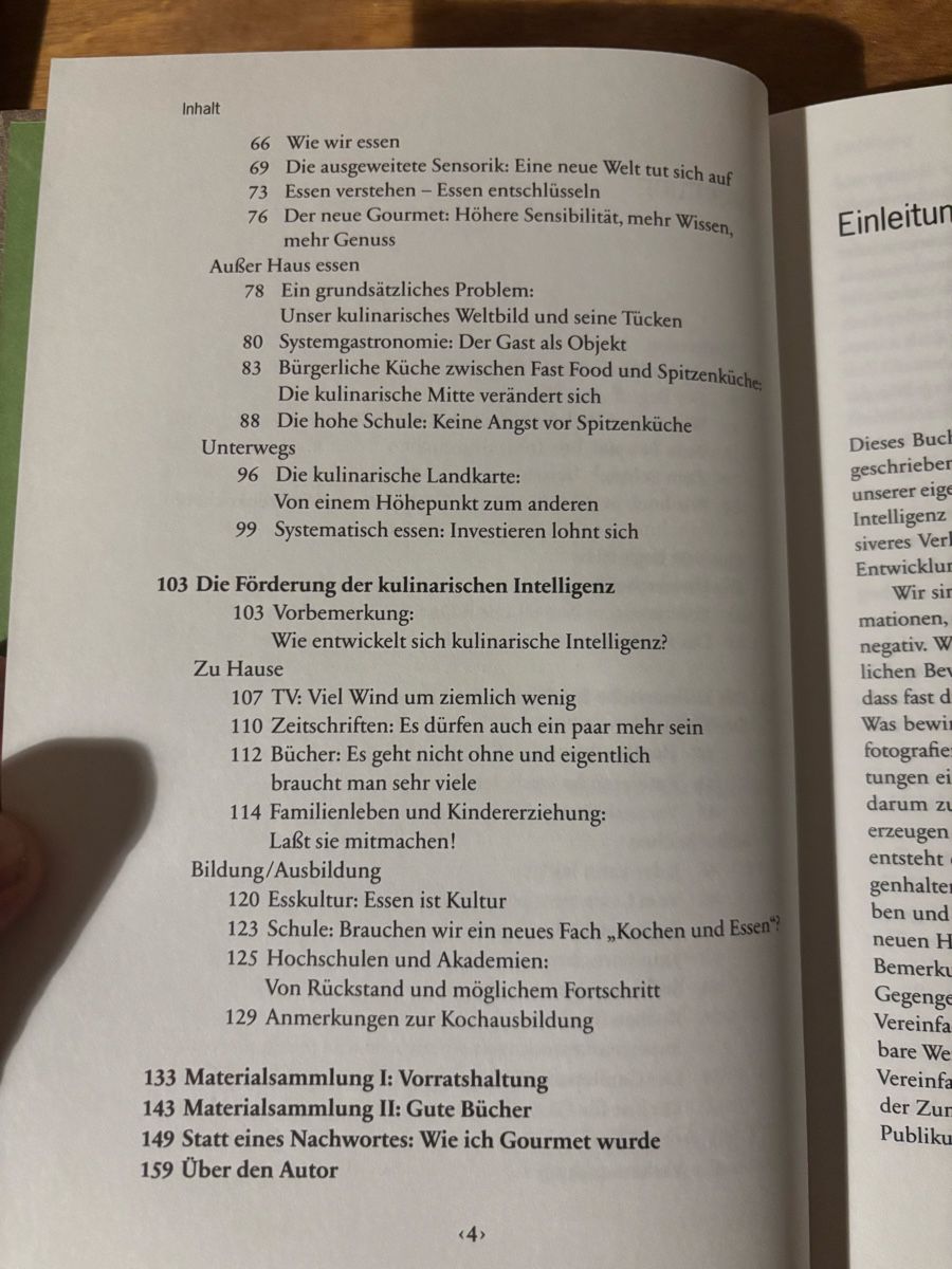 Libri: Kulinarische Intelligenz - Jürgen Dollase – Usato da Zürich venduto da WWehrle 2