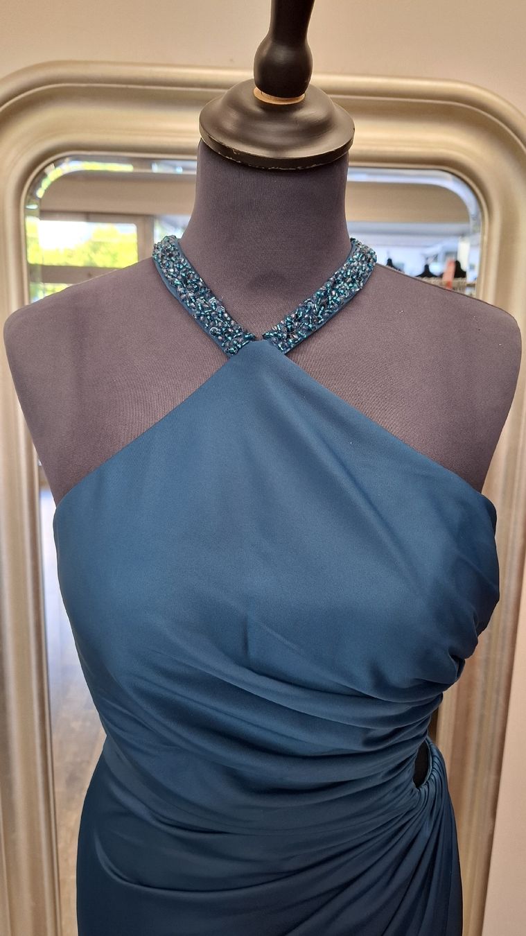 Kleider: Abendkleid petrol Grösse 36 NEU – Neu (gemäss Beschreibung) aus Uster von VMT. 1
