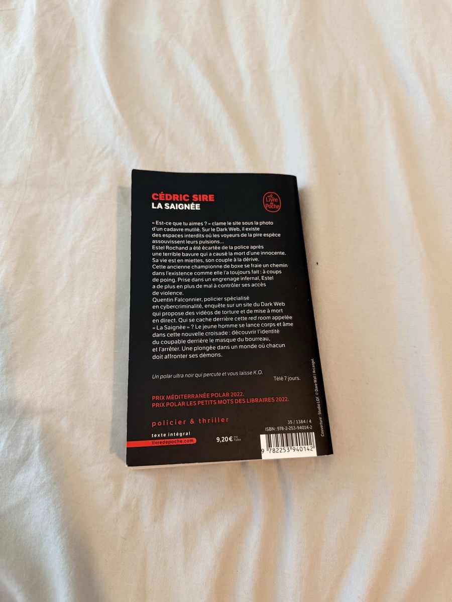 Libri: La Saignée – Cédric Sire – Usato da Bussigny venduto da Serena2009 2