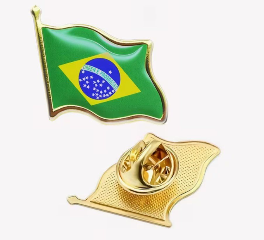 Placchette & Badge: Pin Anstecker Brasilien – Nuovo e nell'imballaggio originale da Dintikon venduto da Vexi