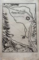 Orig. Kupferstich Matthäus Merian d.Ä. 1654 - Luziensteig