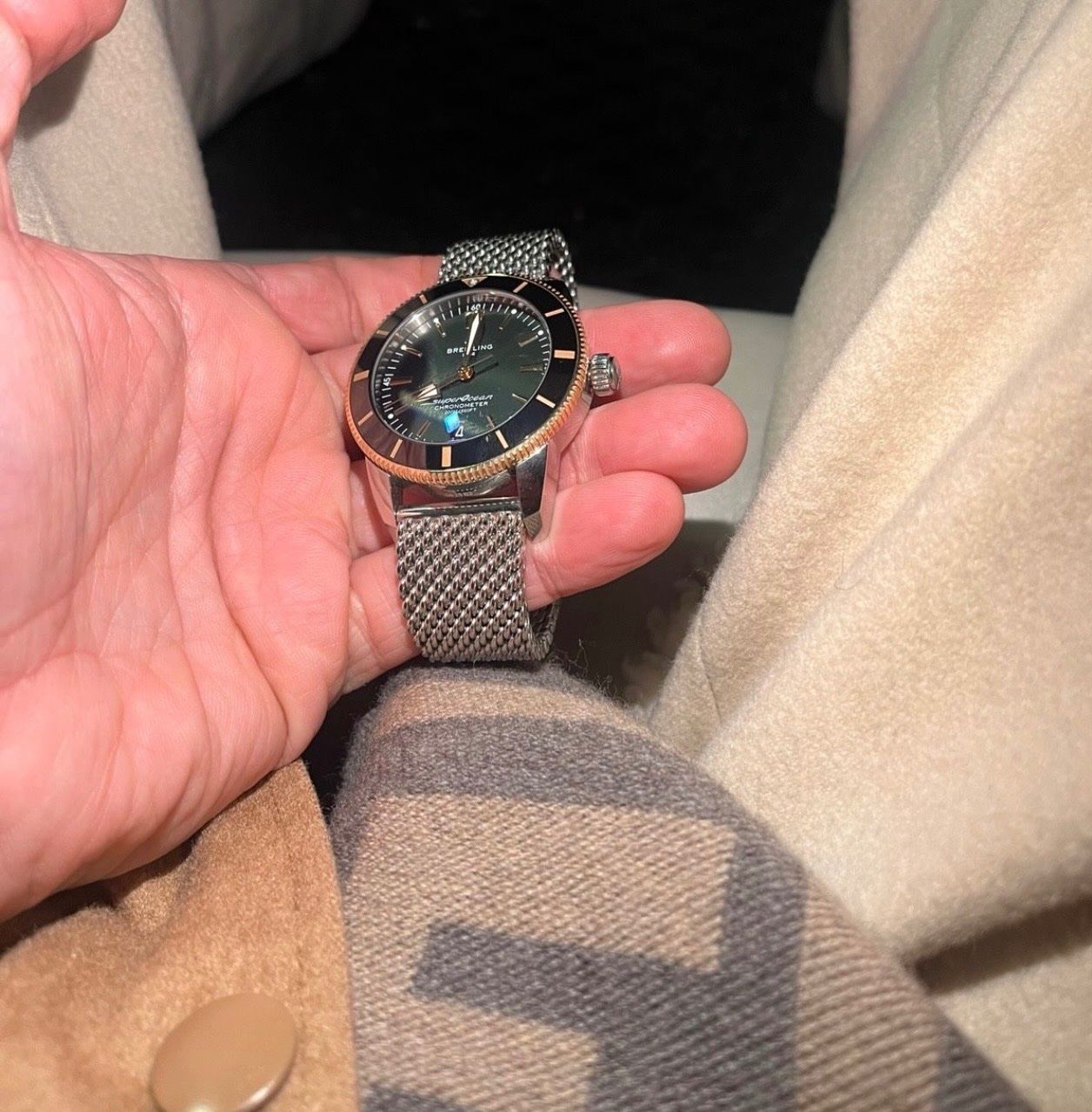 Breitling Orologi: Breitling superocean rosegold 44mm 2025 – Usato da Basel venduto da Leon_63s