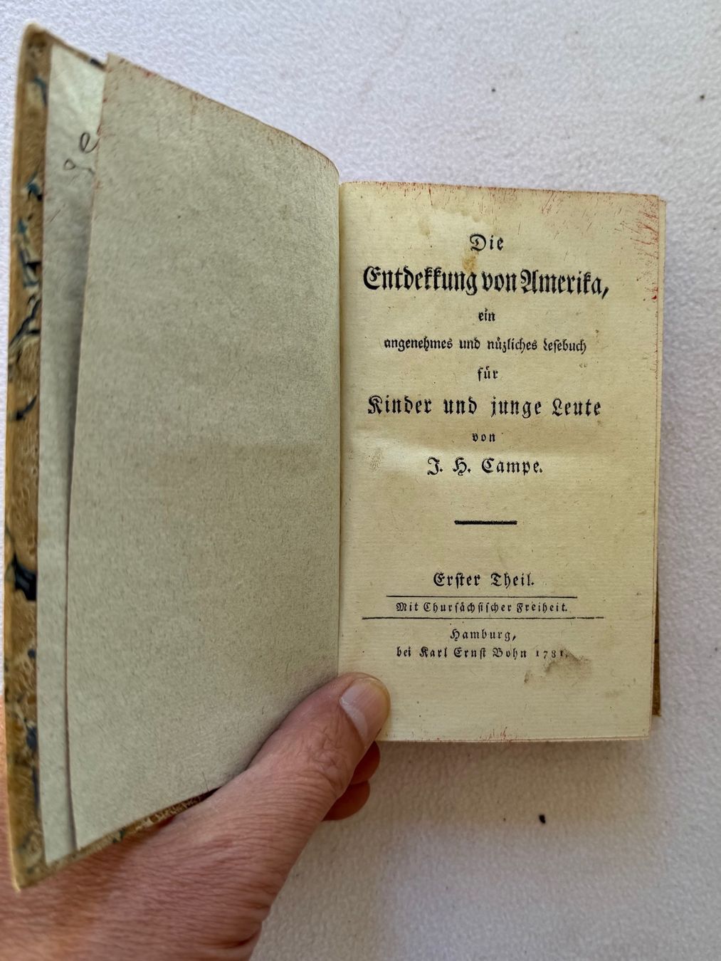 Libri: Die Entdeckung von Amerika, 3 Bände 1782-1783 – Usato da Bern venduto da xberg36 2