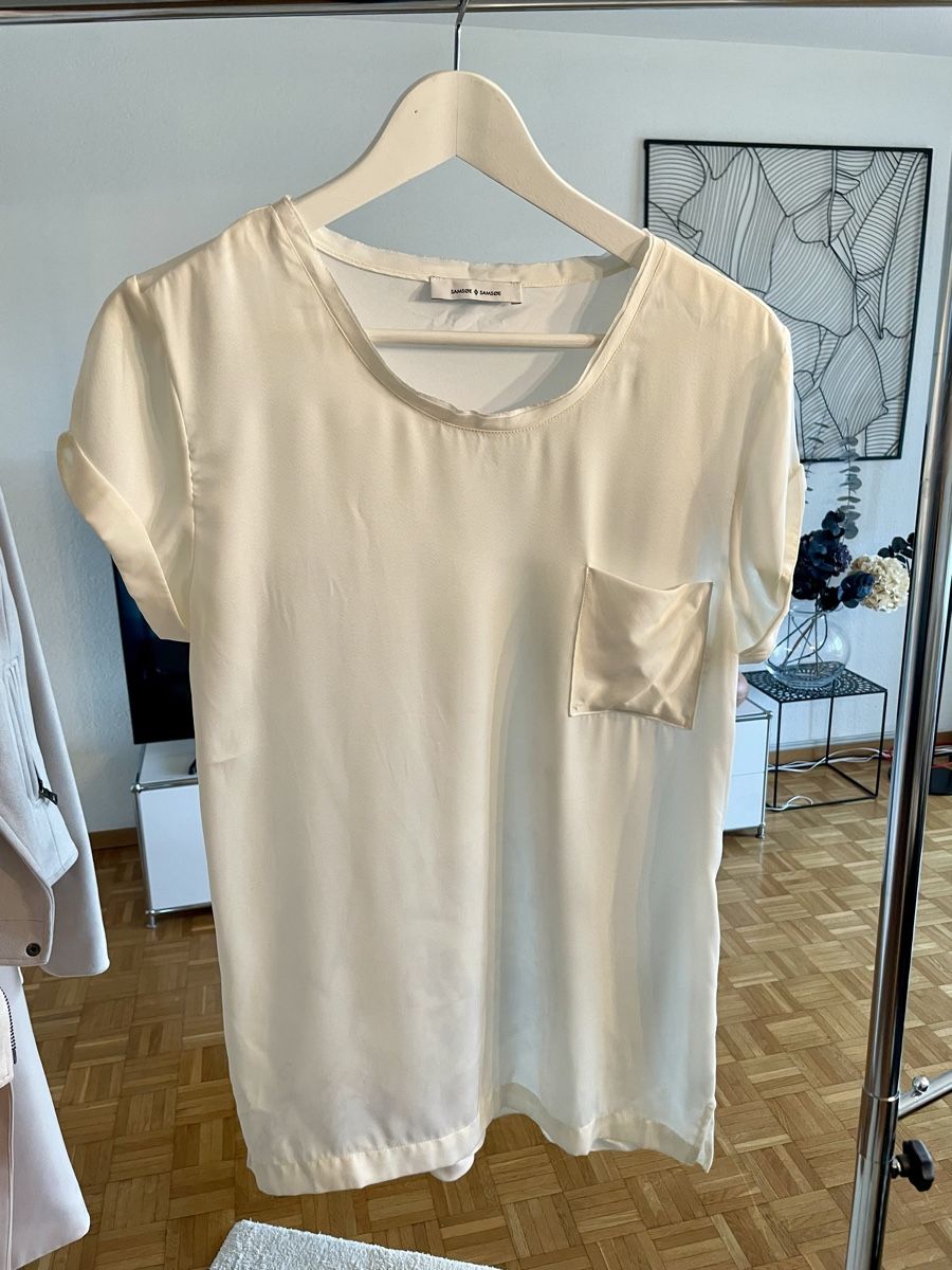 Samsøe Samsøe Top: Samsoe & Samsoe Gr. S Top Off White – Nuovo (secondo la descrizione) da Unterägeri venduto da Schmidiger8