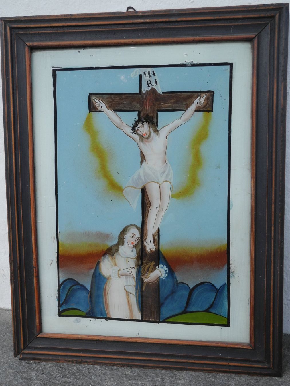 Dipinti: Hinterglasbild Christus am Kreuz – Usato da Lostallo venduto da 137264 1