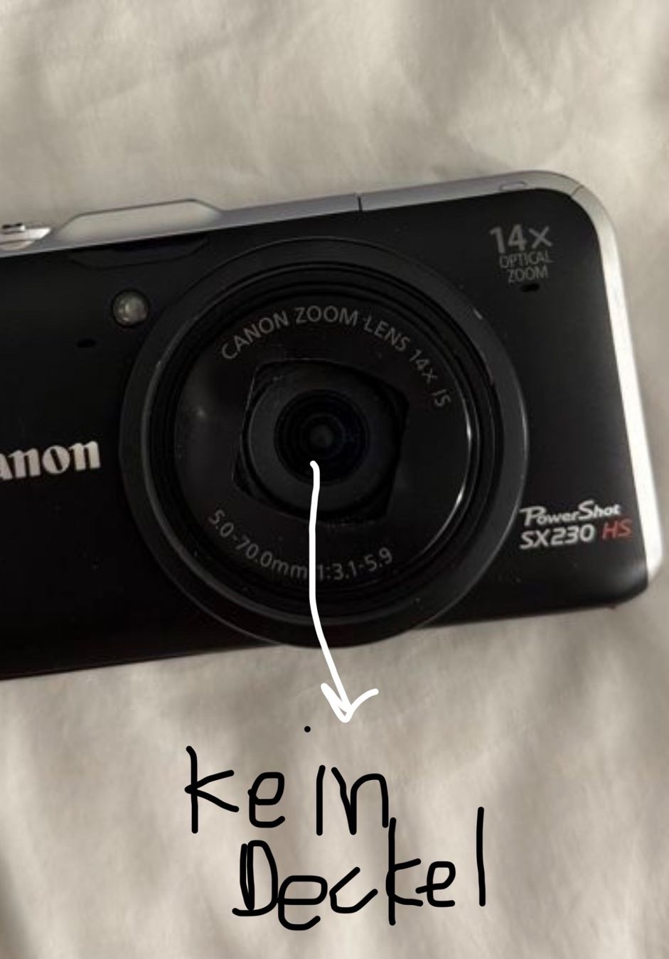 Canon Fotocamera: Canon PowerShot SX230 HS Digitalkamera schwarz – Usato da Dietlikon venduto da lizz.yy 7