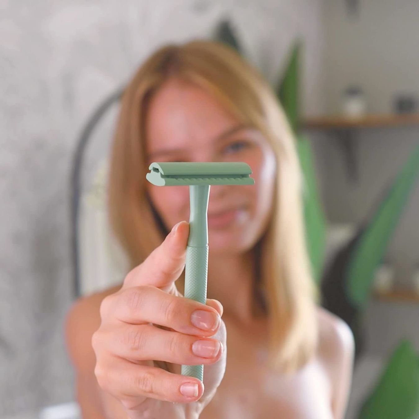 Rasoi & Lamette da barba: Wiederverwendbarer Rasierhobel in Mint – Nuovo e nell'imballaggio originale da Walenstadt venduto da Trend-24 1