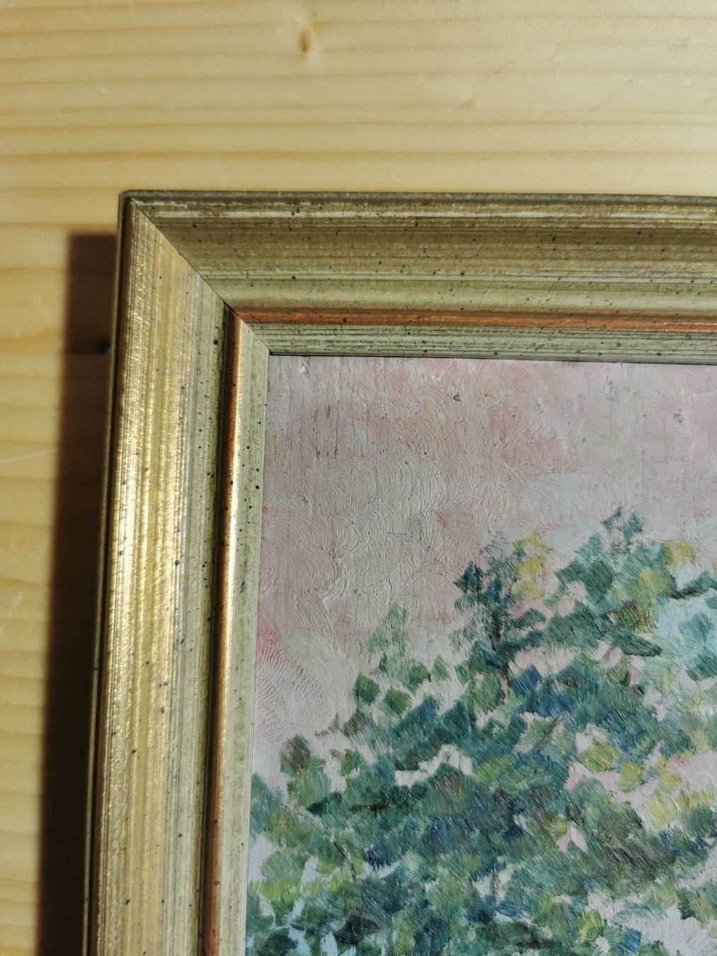 Dipinti: Bild Landschaft / Haus / Baum – Usato da Sirnach venduto da windrad65 3