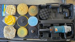 Polisseuse rotative Kraus sz-81803 + 8 pads - Faire offre