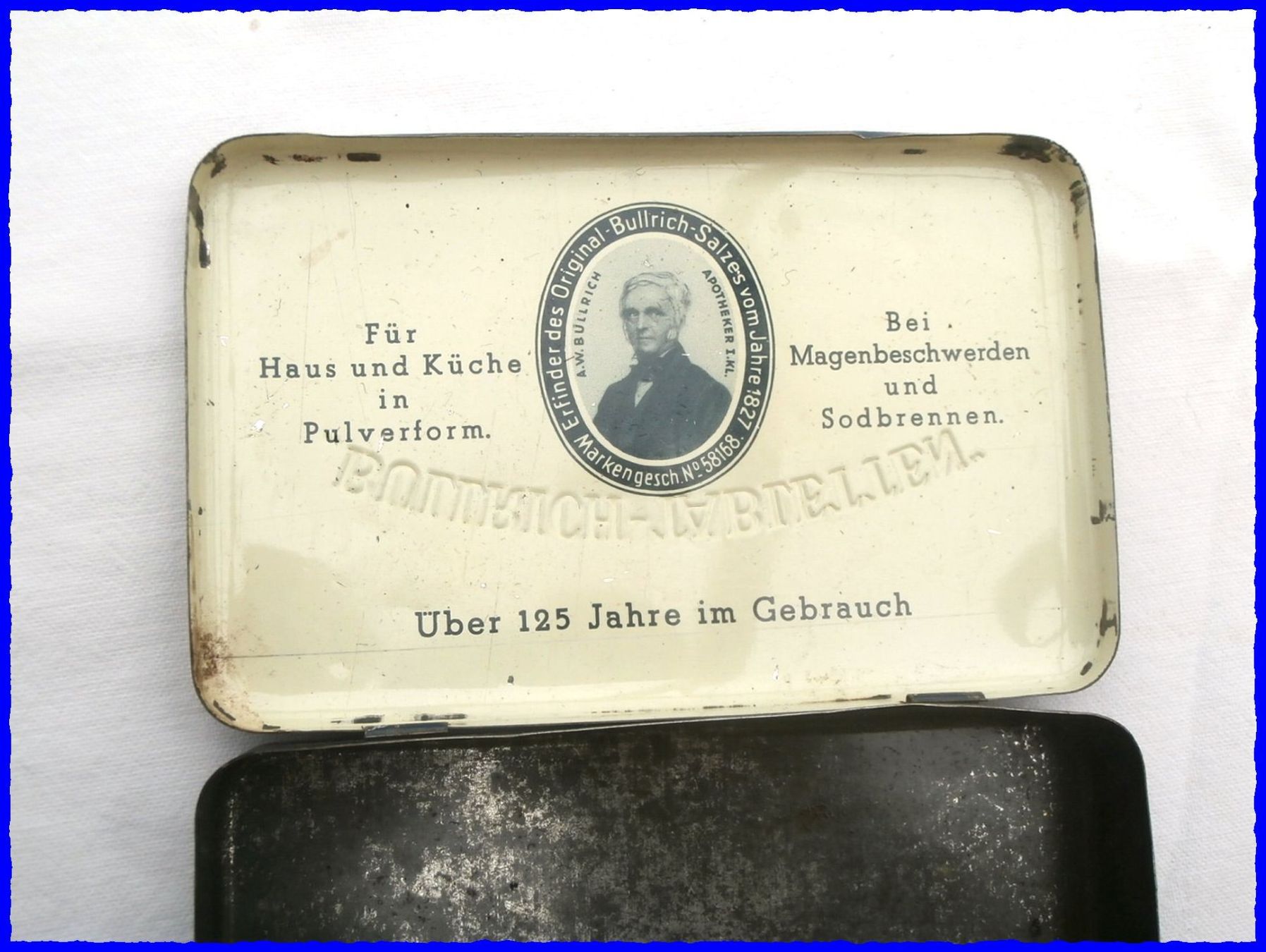 Barattoli: Alte Blechdose für Original "BULLRICH-Tabletten" – Usato da Worblaufen venduto da Re_mo81 4