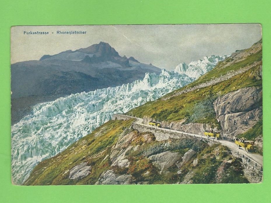 Cartoline postali: Furkastrasse - Rhonegletscher – Usato da Zürich venduto da t24_de