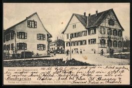 Happerswil, Ortspartie mit Fachwerkhaus 