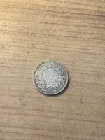Seltene 2 Schweizer Franken Silber Münze Jahrgang 1894