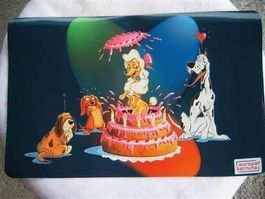 Napfunterlage / Tischset Hunde - Party
