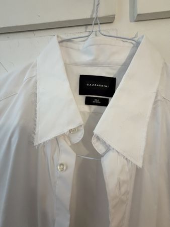 Camicia uomo GAZZARRINI bianca taglia L NO IRON
