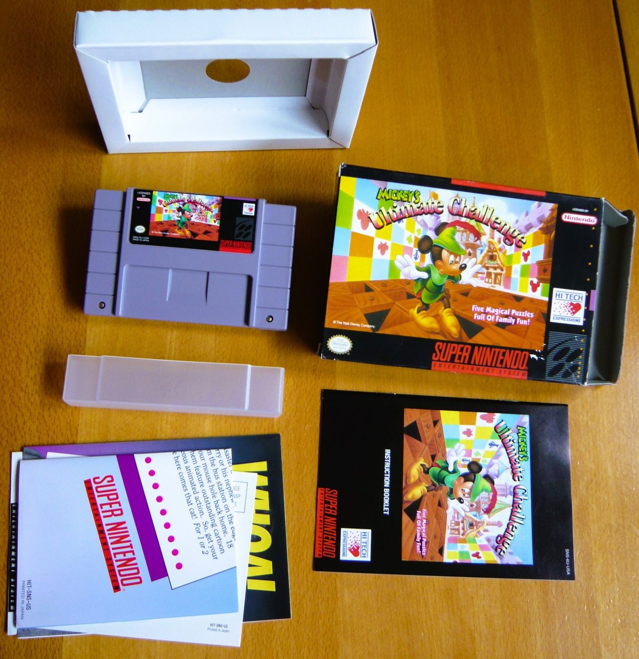 Nintendo Giochi: SNES: - Mickey's Ultimate Challenge, CIB, Très Bon état – Usato da Onex venduto da Jaguar1986 1