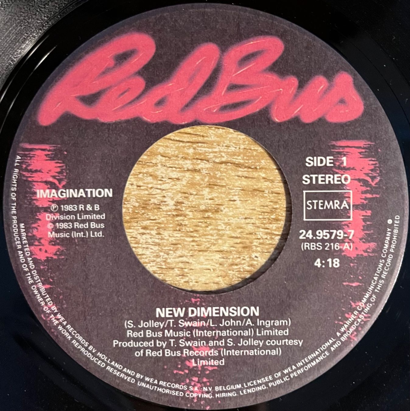 Vinyles: IMAGINATION - NEW DIMENSION – D'occasion à Bussigny par vinyl-pas-cher 2