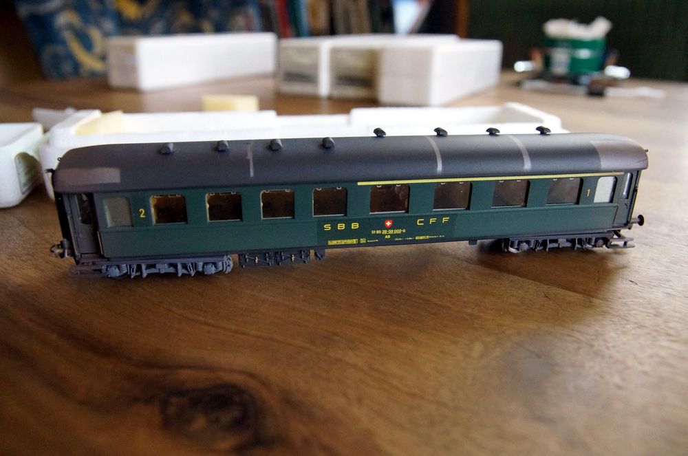 Metropolitan Modelleisenbahnen: Metrop/API 7090 C - SBB Personenwagen 1.-2. Klasse UIC – Gebraucht aus Schönenwerd von Steidi 3
