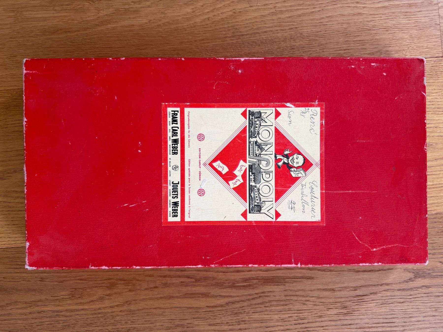 Franz Carl Weber Spiele: Monopoly original Franz Carl Weber – Gebraucht aus Founex von MaevaMatahi