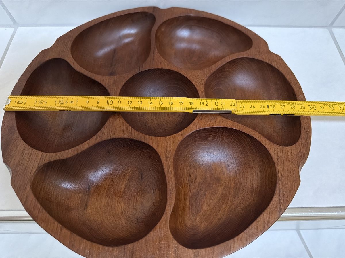 Piatti di portata: Holzschale Vintage, Teakholz. – Usato da Biberist venduto da Momo33 5