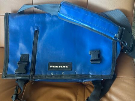 FREITAG Messenger Bag Blau/Top-Deal & Preis runter 😃☀️😃