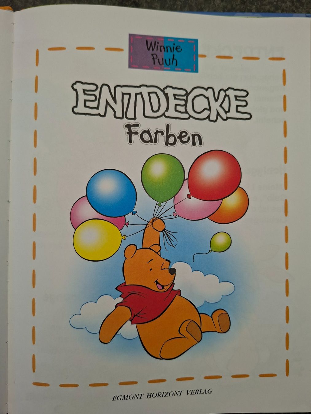 Libri: Winnie Puuh; Buch / Bilderbuch "Entdecke Farben" – Usato da Boniswil venduto da Totomat-Lady2 1