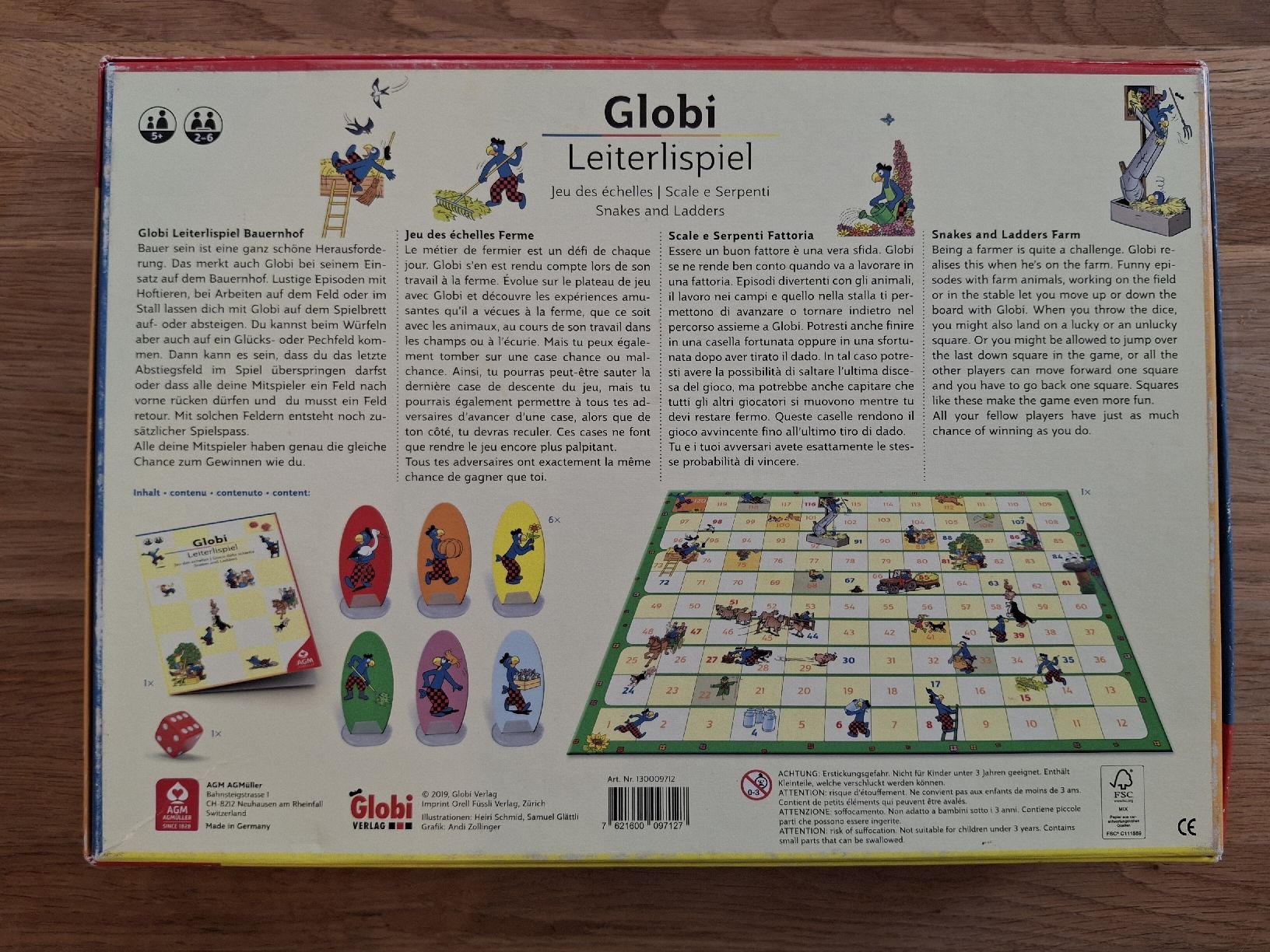 Spiele: Globis Leiterlispiel Bauernhof – Gebraucht aus Zürich von Vordermannd86 1