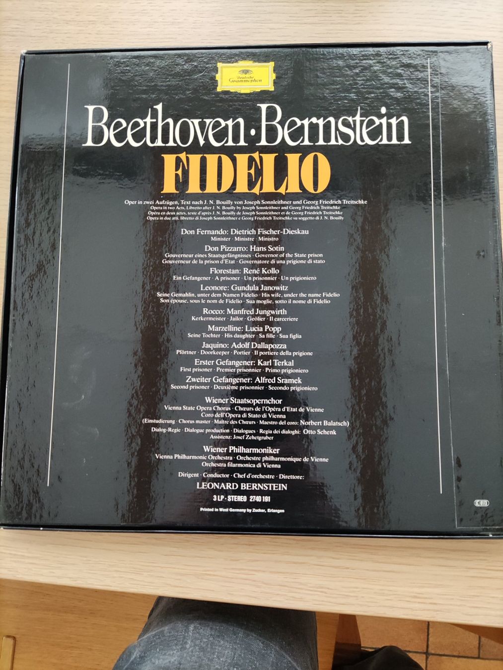 Dischi in vinile: Coffret Fidelio Beethoven/Bernstein 3LP – Usato da Châtel St Denis venduto da Magil71 1