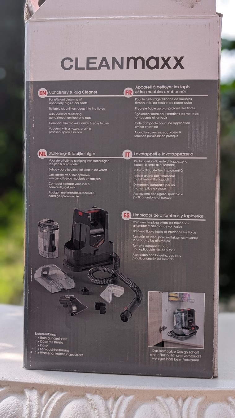 Cleanmaxx Aspirapolveri & Accessori: CLEANMAXX Polster-Teppichreiniger – Usato da Elgg venduto da MonaTheGremlin 1