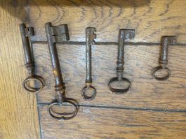 Lot clé clef ancienne 4-13cm K