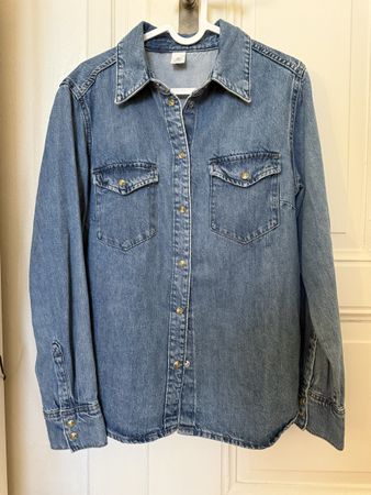 Jeanshemd H&M Denim blau Grösse S 
