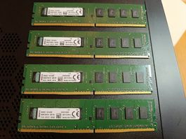Kingston Ram DDR4 4x 4Gb 