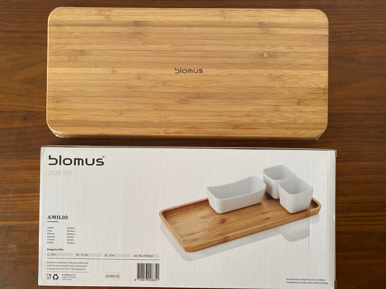 Blomus Geschirrsets: Blomus 4 x Amilio Bambus Tablett Neu – Neu und originalverpackt aus Meggen von Prkz77 3