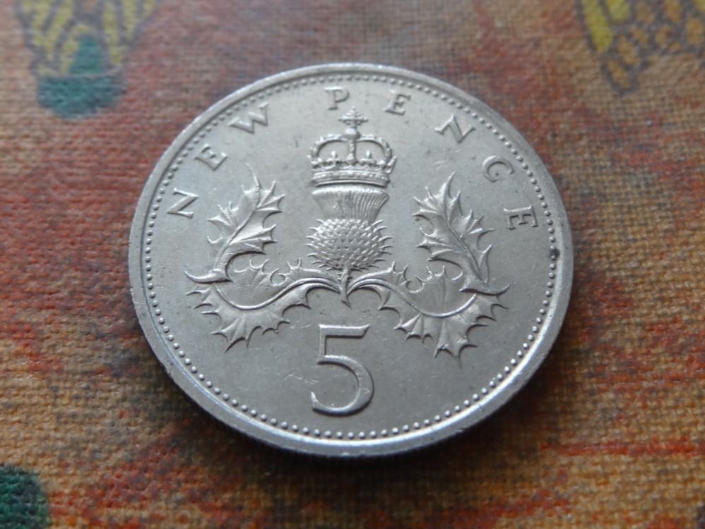 Tutti le monete: ROYAUME-UNI  5 Pence  1980 – Usato da Romanel-sur-Lausanne venduto da Swift13 1