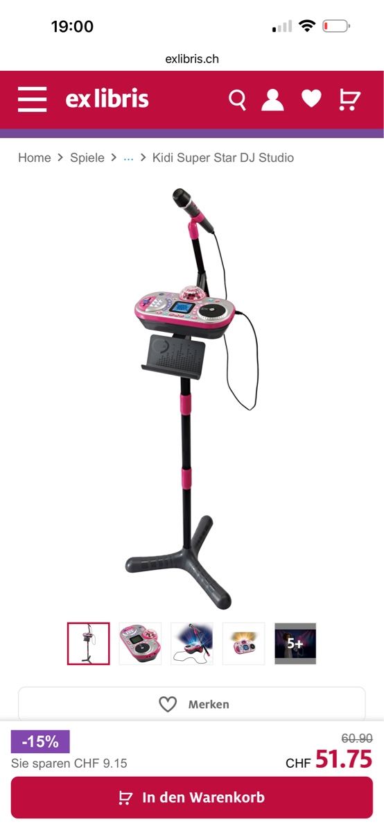 Vtech Giocattoli: VTech Kid Superstar DJ Studio Mikrofon – Usato da Zürich venduto da Anba15 3