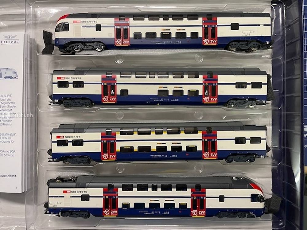 Liliput H0 Rabe 511, ZVV KISS (Gebraucht) in Galgenen für CHF 500 – mit ...