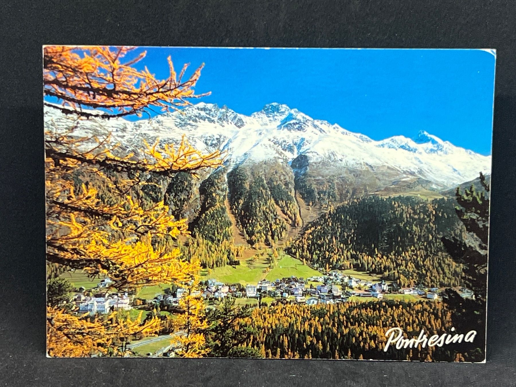 Ansichtskarten: Pontresina 1800m ü.M. – Gebraucht aus Widnau von Brusi9