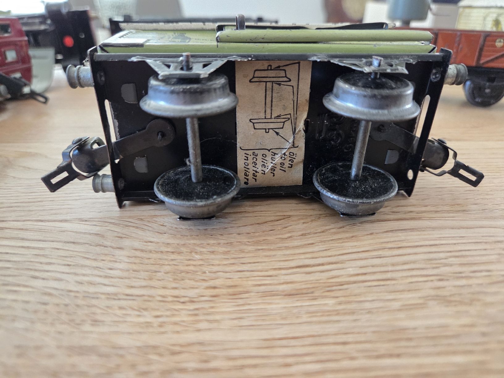 Märklin Modellini di ferrovie: Märklin Güterwagen Göppinger Sprudel Blechmode – Usato da Berikon venduto da TopLok1 5